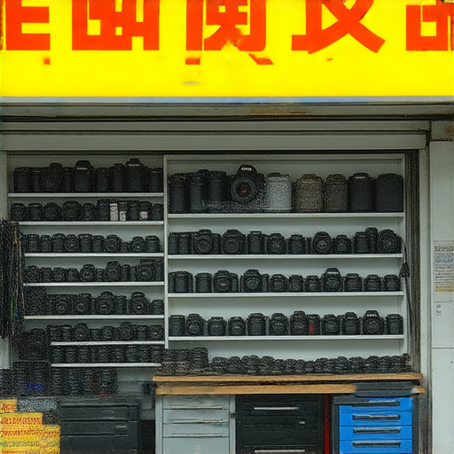 專業相機維修服務在深水埗和旺角的店面外觀，展示維修工具和設備，提供相機檢查和修理的環境，幫助攝影愛好者選擇合適的維修服務及價錢指南。