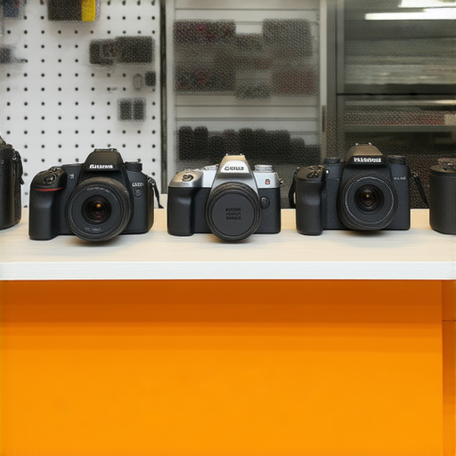 香港相機維修中心推薦圖片，包括深水埗、旺角、尖沙咀的維修服務資訊及價格一覽，展示各類相機維修工具和專業技師進行維修的場景。