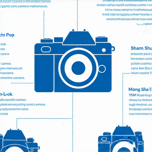 香港相機維修中心推薦及價格一覽，圖中展示深水埗、旺角和尖沙咀的服務地址，提供專業維修服務的選擇，適合各種型號相機的需求。