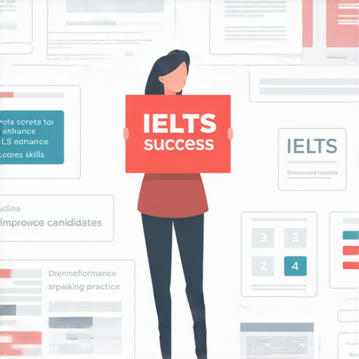 解密IELTS成功秘訣的圖片，展示提升分數與口語技巧的最佳策略，包含學習工具、考試技巧和口語練習，幫助考生全面提升雅思表現。