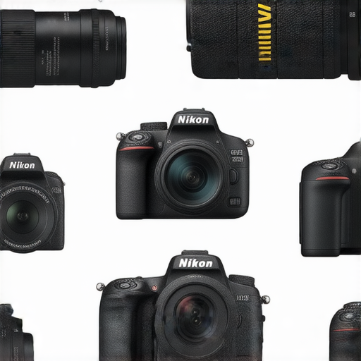 尼康相機全系列介紹圖片，展示Z系列、數位單鏡反相機以及Coolpix系列相機，彰顯各款特色與設計，提供攝影愛好者全方位理解尼康技術的視覺資訊。