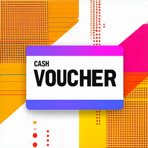 現金券設計圖，展示創新元素和吸引人的排版，強調促銷信息，讓業務煥然一新，改善消費者體驗，吸引更多潛在客戶。