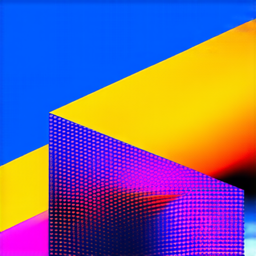 探索印刷技術的奇妙世界，展示角印刷法與偏光科技的應用，圖中顯示色彩鮮明的印刷樣本，強調其獨特效果與光學特性，讓人驚嘆印刷的魔法。