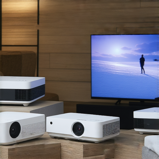 2023年最佳家用投影機推薦圖片，展示多款高性能投影機，提升Netflix觀影體驗，適合家庭使用，讓你的電視觀看變得更加沉浸與精彩。