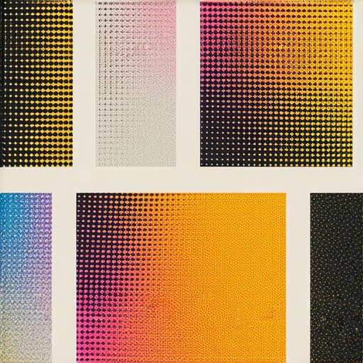 揭開絲網印刷的神秘面紗，展示多種顏色的絲網印刷樣品，設計師們應用此技術創作獨特作品，表達創意風格，適合各類設計項目。