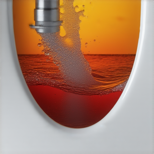 水箱廁所隱藏秘密，沖水時驚喜不斷的圖片展示，特寫水箱內部結構與設計，呈現創新的沖水技術，讓日常用水更高效、環保。