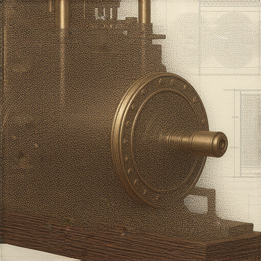 揭開原因跳制的神秘面紗，展示無法開啟的引擎和相關零件，強調蒸汽引擎的機械構造及故障分析，探索設計與修復背景，尋找解決方案的關鍵。