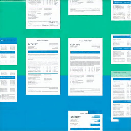 收據與發票的區別展示，圖中包含多種收據與發票範本，清晰解說使用秘訣，幫助讀者理解各自的功能與法律意義，提升財務管理效率。