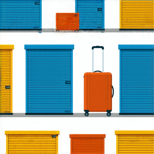 精明搬屋存倉指南封面，展示多個迷你倉庫選擇，背景為搬家的行李，突出存倉便利性，協助搬家無憂，適合尋找最適合迷你倉的用戶。