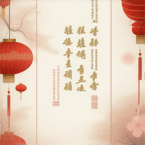 一幅展示揮春的圖片，文字內容強調使用正面字句來改變新年運勢，包括幸運、繁榮與健康的祝福，背景為傳統紅色裝飾，吸引人喜慶氛圍。