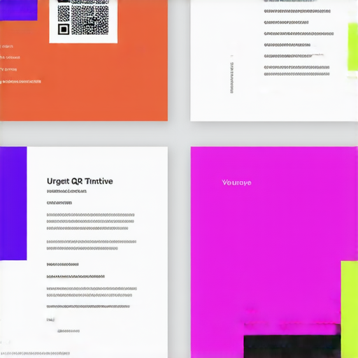 打造獨特名片的設計範例，展示專業設計、急件印刷以及創意QR Code的效果，強調名片的獨特性和吸引力。