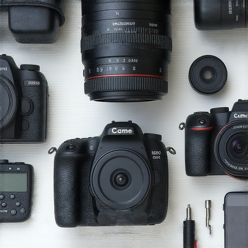 專業相機維修服務，展示修復中的數碼相機，專注於深水埗和旺角地區，讓你的數碼相機重獲新生，提供專業技術和優質服務。