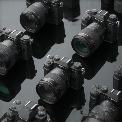 全面探索Fujifilm相機及相關產品的推薦與比較指南，圖中展示多款Fujifilm相機及配件，清晰呈現各型號特色與功能，幫助用戶選擇最佳產品。