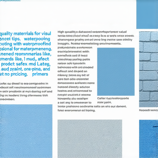 掌握防水秘訣，專業推薦泥漿、乳膠漆及底漆，展示產品效果圖與一坪價格資訊，助您了解如何選擇合適材料，提升防水效果，讓居家環境更安全。