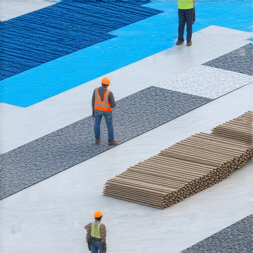 防水工程專業服務，揭密每坪費用，確保家庭免於潮濕問題，業者展示施工現場，施工人員專心進行施工，材料整齊排列，展現優質防水技術與成果。