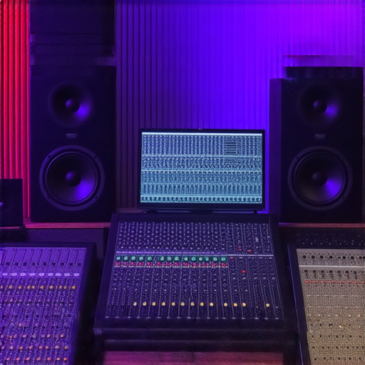 揭開音響箱的神秘面紗，展示專業音響服務，提升音樂體驗的專家人員正在調整音響設備，優質音效的場景，展現音樂愛好者的追求和熱情。