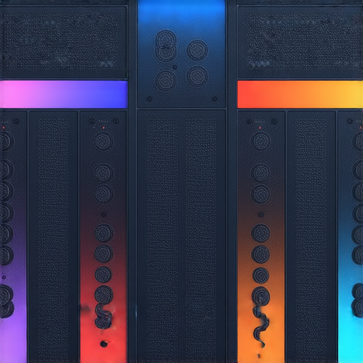 解密音響箱的音質秘訣，展示專業服務的便捷，讓音樂更加震撼，色彩繽紛的音響設備，吸引音樂愛好者探索高品質音效的世界。