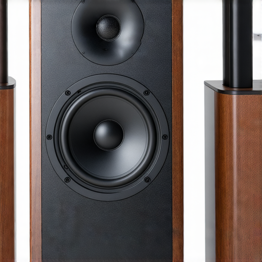 音響箱的設計與構造展示，強調其對音質提升的影響，專業設備和服務的視覺介紹，讓使用者了解音響性能的秘密與技術。