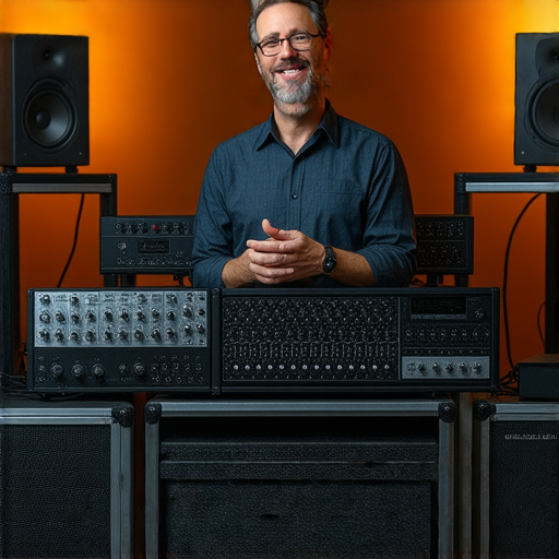 專業音響箱服務專家正在講解音響設備的細節，提升音樂體驗的資訊，表現出音響系統的高品質解析和功能，吸引音樂愛好者點擊探索音響科技的奧秘。