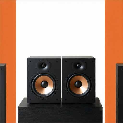 音響箱選擇與搭配技巧的視覺展示，提供用戶享受極致音樂體驗的參考，畫面包括多款音響箱，搭配音響設備與使用場景，彰顯音質效果與設計風格。