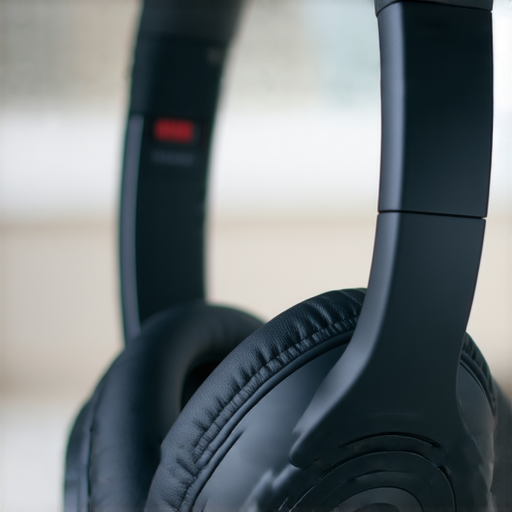 提升音質享受的Beats耳機特寫，展示其獨特設計與舒適配戴感，音質優越，令人沉浸在音樂世界中，彰顯出先進音效技術。