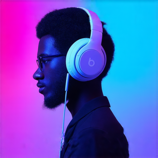 探索Beat耳機的音樂魔力，圖片展示高品質耳機設計與使用者沉浸在音樂中的情境，強調提升聆聽體驗的效果，吸引音樂愛好者的關注與興趣。