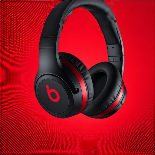 Beats耳機展示，強調其卓越音質和音樂魅力，吸引使用者立即體驗音樂的極致享受，帶來無與倫比的聽覺盛宴，探索隱藏的音樂細節。
