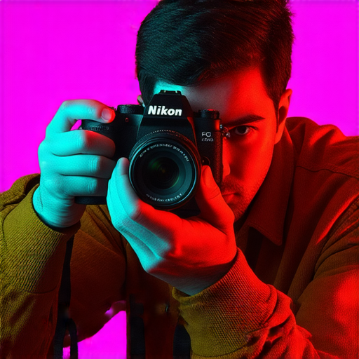 探索Nikon Z FC的魅力，顯示攝影師專注於調整相機，呈現專業服務的場景，拍攝出更精彩的影像，捕捉細膩的光影與色彩，展現創意與技術的完美結合。