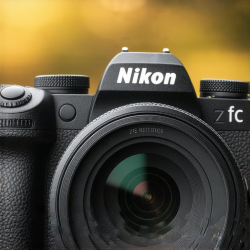 Nikon Z fc 鏡頭特寫，展示其獨特設計與細節，配合專業攝影服務，探索攝影的無限可能，吸引攝影愛好者了解更多。