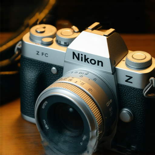 Nikon Z fc 相機的特寫圖，展示其復古設計和先進技術，搭配不同攝影配件，傳達出全新攝影體驗的魅力，探索攝影新境界的最佳選擇。