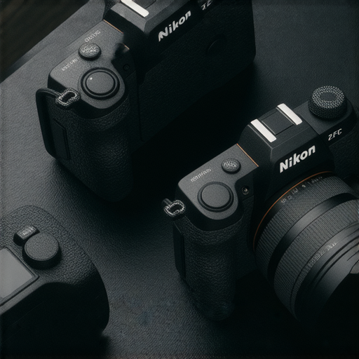 尼康最新相機Z FC與W300特寫圖，展現相機外觀與特色，強調其獨特功能與專業相機技術，吸引攝影愛好者探索和了解更多相關資訊。