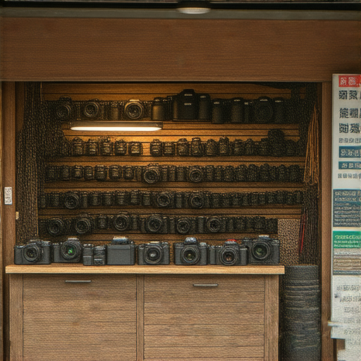 專業相機維修服務的門面位於深水埗與旺角，展現維修技術與精密設備，提供相機維修、調校及保養服務，滿足攝影愛好者需求。