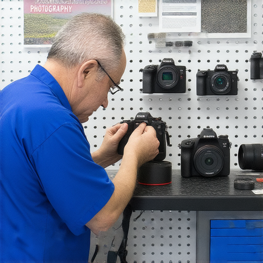 香港相機維修全攻略的圖片，展示專業維修技術人員正在維修SONY和CANON相機，確保提供超值價格與優質服務，立即預約修復你的相機，讓攝影愛好者輕鬆享受極致體驗。
