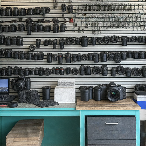 深水埗旺角地區的專業相機維修服務展示與相關課程介紹，強調維修工具、技術人員及學習資源，適合攝影愛好者和專業人士提升相機維修技能。
