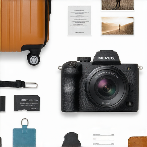 傻瓜相機旅行全攻略圖片，展示相機的特寫、托運提示及拍攝照片的建議，解析使用傻瓜相機的注意事項與技巧，幫助使用者解開旅行拍攝的疑問。