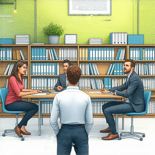 提升職場競爭力的商業英語與商務英語課程推薦，展示多位學員在課堂上積極交流，背景中有商務相關的書籍與資料，呈現學習環境及互動氣氛，顯示學習的重要性與實用性。