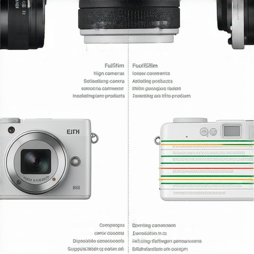 探索最佳 Fujifilm 相機的比較圖，展示驚艷功能與即棄相機之間的差異，強調高畫質與便捷性，適合攝影愛好者選擇理想產品。