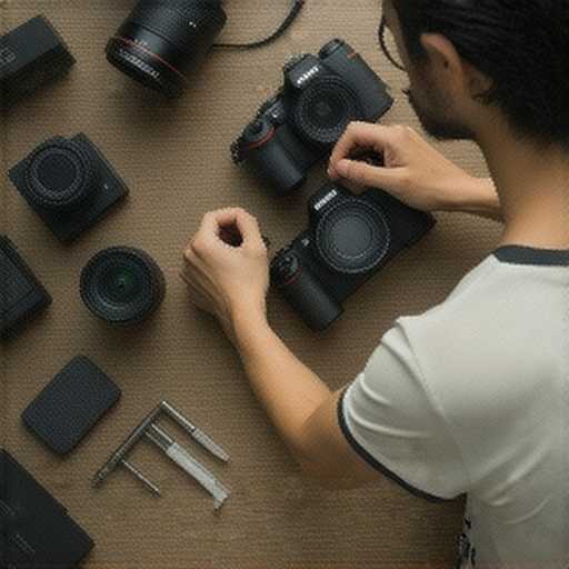 深水埗與旺角的專業相機維修服務展示，技師專心維修各型號相機，工具整齊排列，客戶期待相機重獲新生的情景，彰顯維修秘訣的重要性。