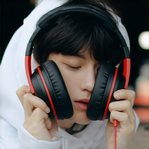 Beats耳機展示在音樂愛好者的手中，突顯其頂級音質的設計與舒適度，適合隨時隨地享受音樂的精彩瞬間，成為必備神器。