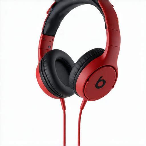 Beats耳機展示，突顯其獨特設計和音效品質，使音樂愛好者沉浸在全新的音樂世界中，探索專業服務帶來的音效體驗，完美音質的實現。