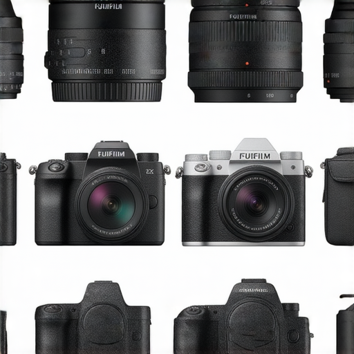 即影即有的Fujifilm相機展示，各款機型排列，吸引攝影愛好者探索，展現獨特魅力和設計，幫助用戶找到最適合自己的完美機型。