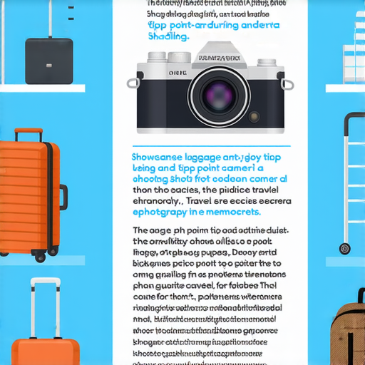 傻瓜相機旅行全攻略圖片，包含托運技巧、拍攝建議及重複使用秘訣，展示旅行中使用傻瓜相機的樂趣，讓每個回憶更精彩，適合攝影愛好者和旅遊者參考。