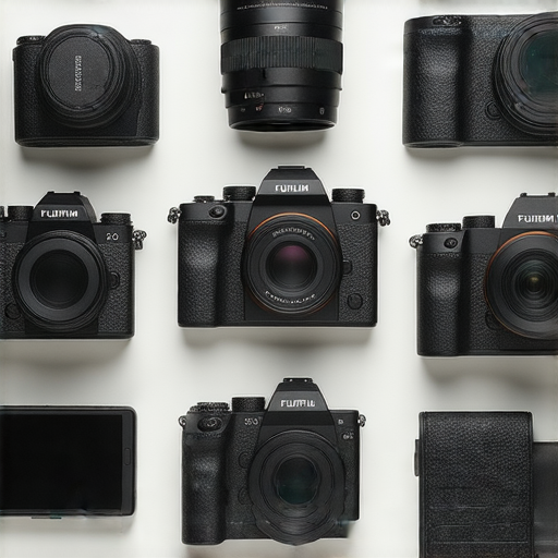 2024年富士相機與鏡頭推薦及即棄相機使用技巧，圖中展示多款富士相機與鏡頭，並附上使用技巧建議，適合攝影愛好者參考。