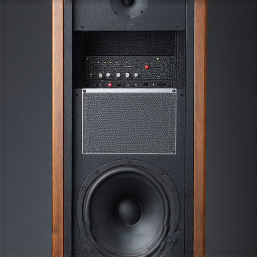 揭開音響箱的秘密，專業音響技術人員正在展示音響箱內部結構，讓你體驗極致音質，探索音響的魅力與細節。