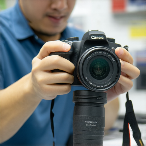 香港各區相機維修中心推薦與價格指南，展示維修工具與設備，專業技師正進行相機維修，清晰呈現維修流程及服務品質，幫助消費者選擇合適的維修中心。