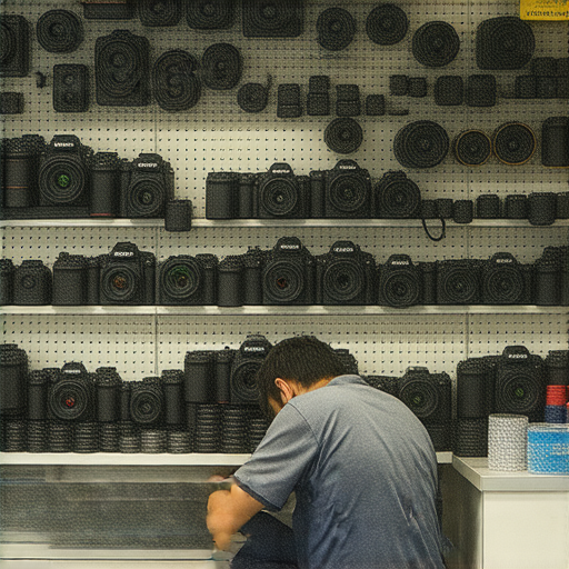深水埗和旺角相機維修店一覽，展示專業人員進行相機維修的過程，提供高品質服務的環境及工具，讓攝影愛好者探索最佳維修選擇。