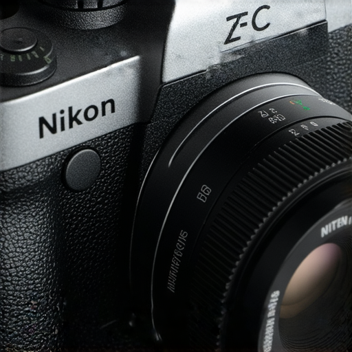 Nikon Z FC相機特寫，展現其復古設計與現代科技的結合，專業攝影師聚精會神拍攝，探索Nikon Z FC的功能及優勢，立即了解我們的專業服務，體驗攝影新境界。
