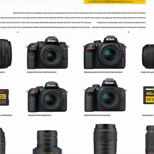 香港Nikon相機展示，包含不同型號與價格，並提供購買指南、保養技巧及電池資訊，全方位了解Nikon相機的使用與維護。