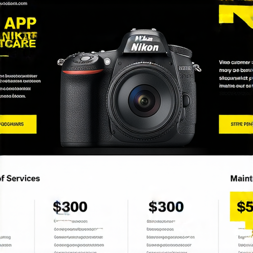 最新Nikon相機優惠資訊圖片，展示特價價格及保養服務，專業攝影服務全揭秘，幫助用戶輕鬆選購理想相機，立即點擊了解各項優惠詳情。