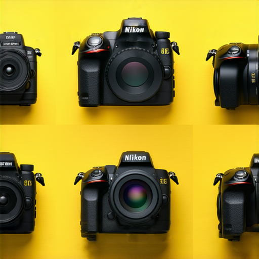 尼康全系列相機展示，包括Z FC、W300等型號，突顯不同攝影風格與功能，讓攝影愛好者探索全新視界，體驗創意攝影的樂趣。